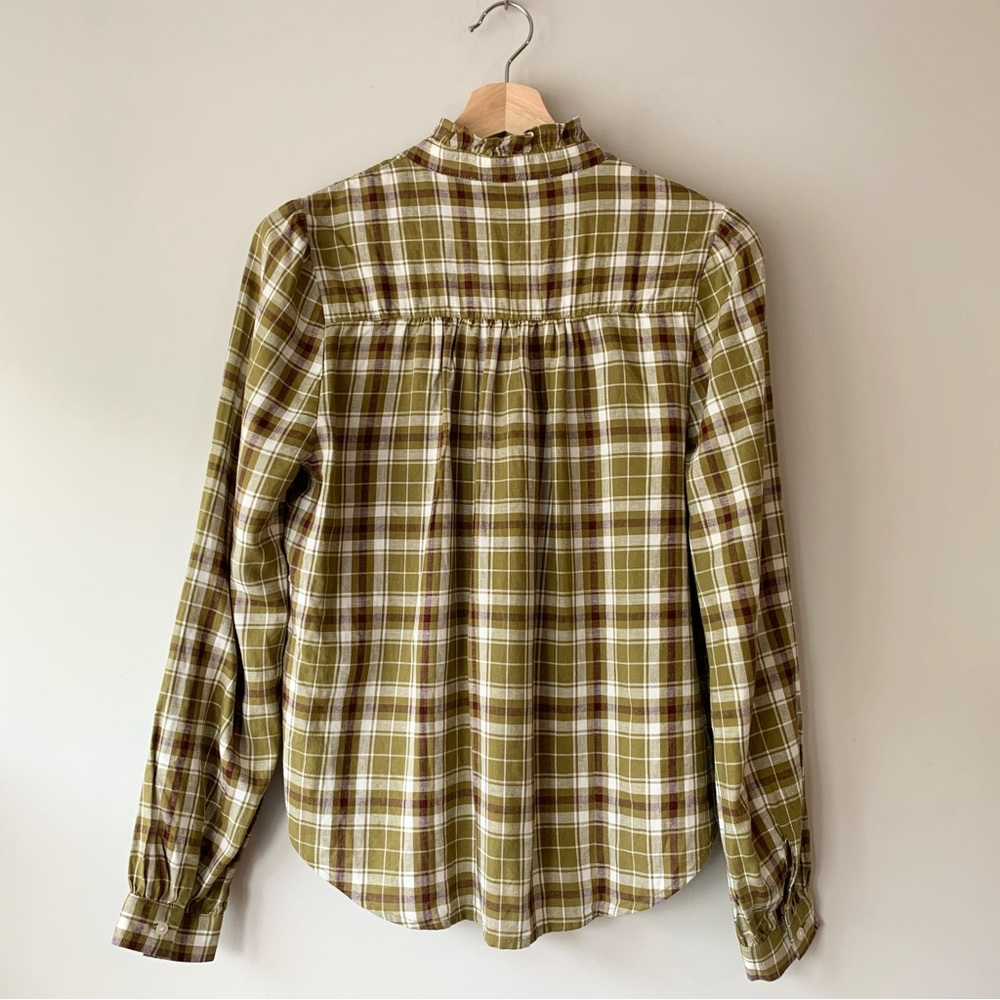 Loft Plaid Blouse - Picture 4 of 4